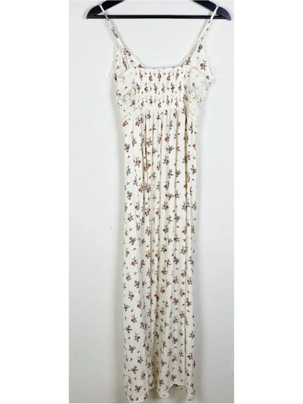 FREE PEOPLE Out and About Floral Maxi Slip Dress Size S ~ NWOT